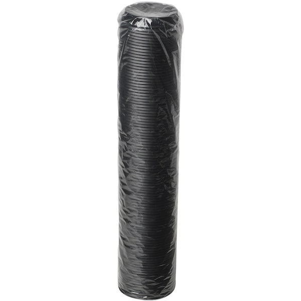 Dixie Lid for 12 to 20 oz. Hot Cup, Dome, Sip Through, Black, Pk1000 - D9542B