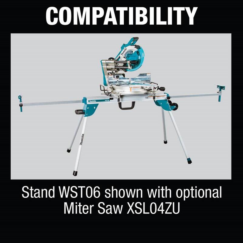 Soporte para sierra ingletadora plegable compacta - WST06 de Makita