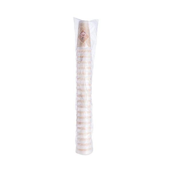 Dart Cafe G Foam Hot/Cold Cups, 20 oz, Brown/Red/White, PK20 - 20X16G
