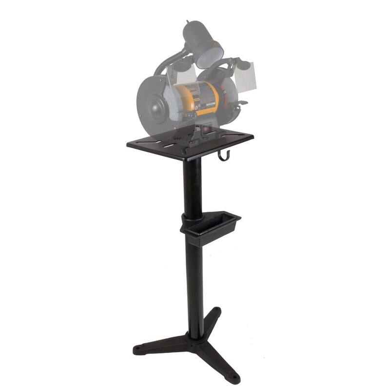 Soporte de pedestal para amoladora de banco de hierro fundido WEN con olla de agua - 4288T.