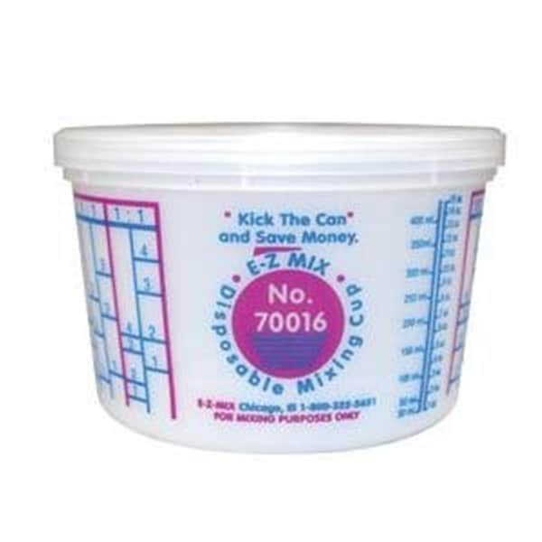 E-Z Mix 1 Pint Disposable Mixing Cups, 100PK - EZX70016