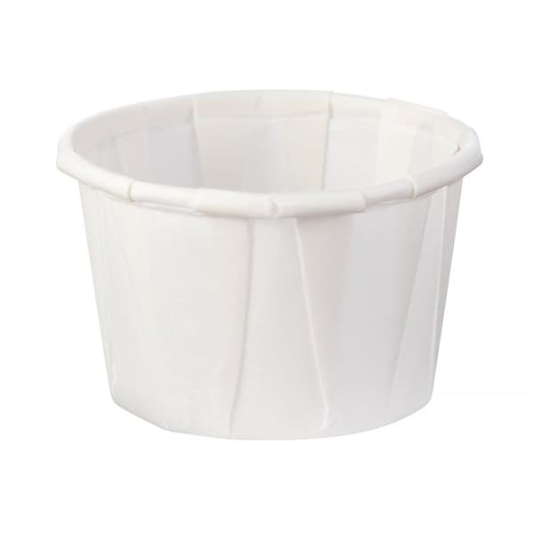 Solo Souffle Cup, White, Paper, 1-ounce capacity, 250PK - 100-2050