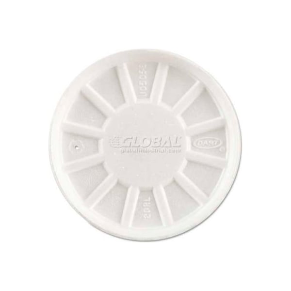 Dart Vented Foam Lids, Fits 6-32 Oz. Cups, White - DCC 20RL