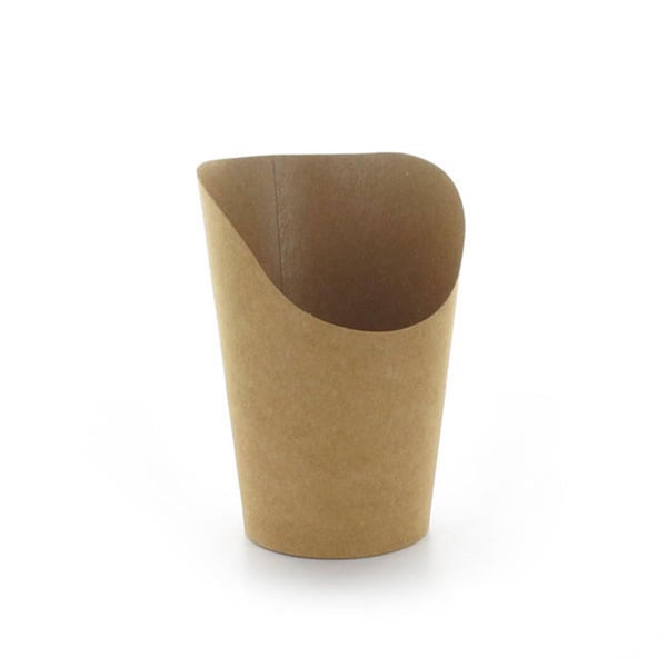 Packnwood 14 oz Kraft Wrap Cup, Brown - 2.36 x 6.3 in. - 210GSPK660