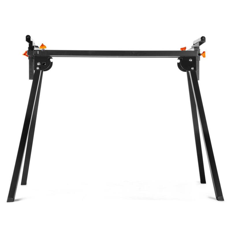 Soporte estacionario universal plegable para sierra ingletadora de 80 pulg. x 31 pulg., capacidad de 350 libras - MSA200