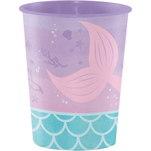 Creative Converting Iridescent Mermaid Party Favor Cup, 16oz, 12PK - 336713