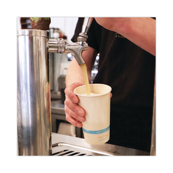 World Centric NoTree Paper Cold Cups, 16 oz, Natural, PK1000 - CUSU16C