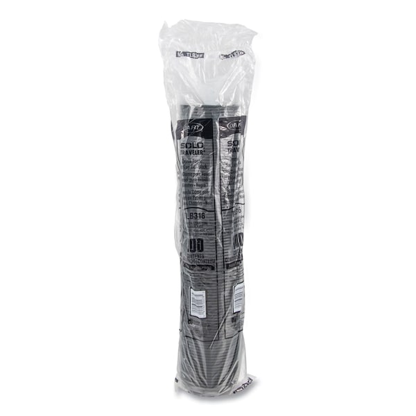 Dart Traveler Drink-Thru Lids, 10-24oz., PK1000 - TLB316-0004