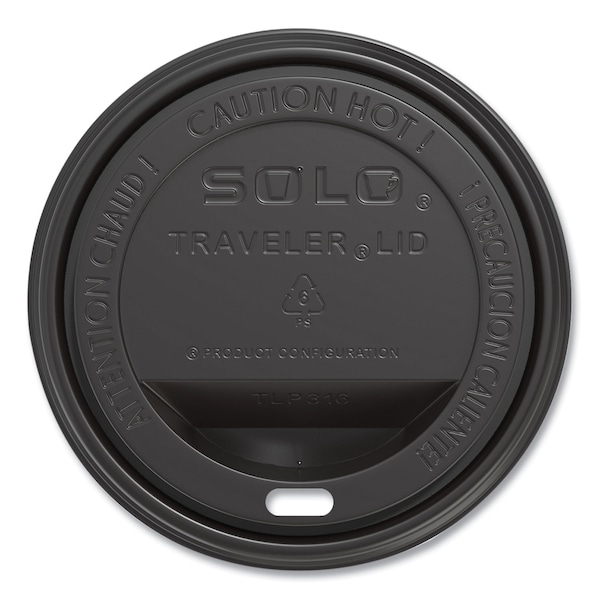 Dart Traveler Drink-Thru Lids, 10-24oz., PK1000 - TLB316-0004
