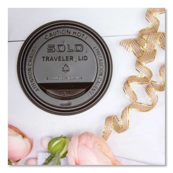 Dart Traveler Drink-Thru Lids, 10-24oz., PK1000 - TLB316-0004