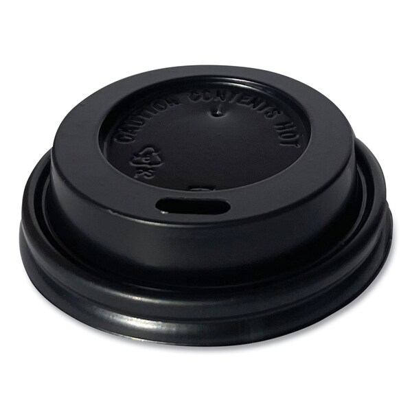 Boardwalk Hot Cup Lids, Fits 4 oz Cup, Black, 1000PK - BWKHOTBL4