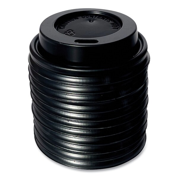 Boardwalk Hot Cup Lids, Fits 4 oz Cup, Black, 1000PK - BWKHOTBL4