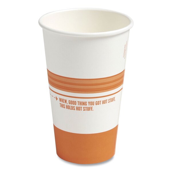 Perk Plastic Cold Cups, 16 oz, Clear, 50PK - PK45562