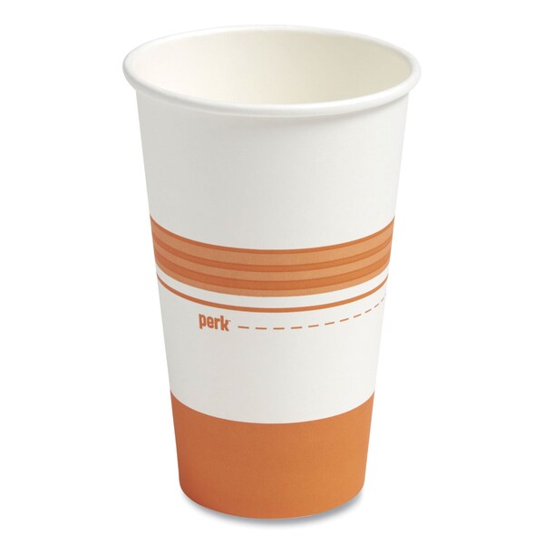 Perk Plastic Cold Cups, 16 oz, Clear, 50PK - PK45562