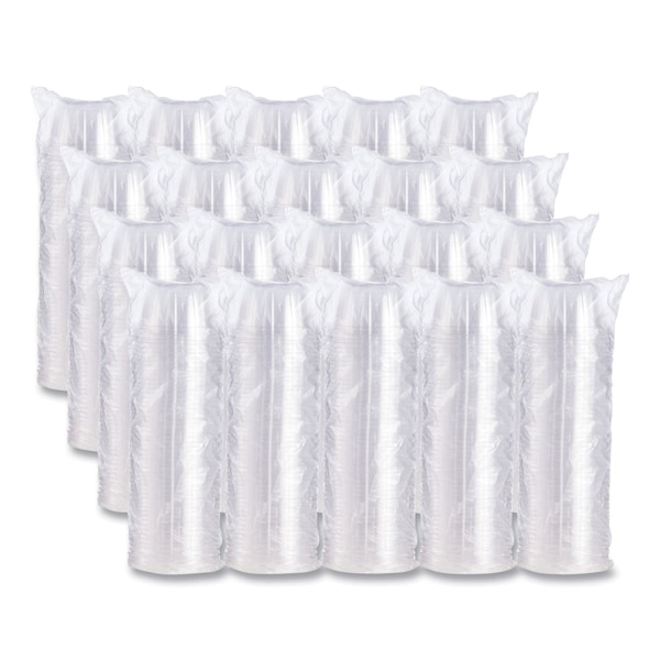 Dart D-T Sundae/Cold Cup Lids, Fits Foam Cups, Clear, PK1000 - 12HDLC