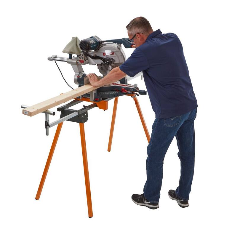 BORA Soporte plegable de sierra ingletadora portátil de acero - PM-4000