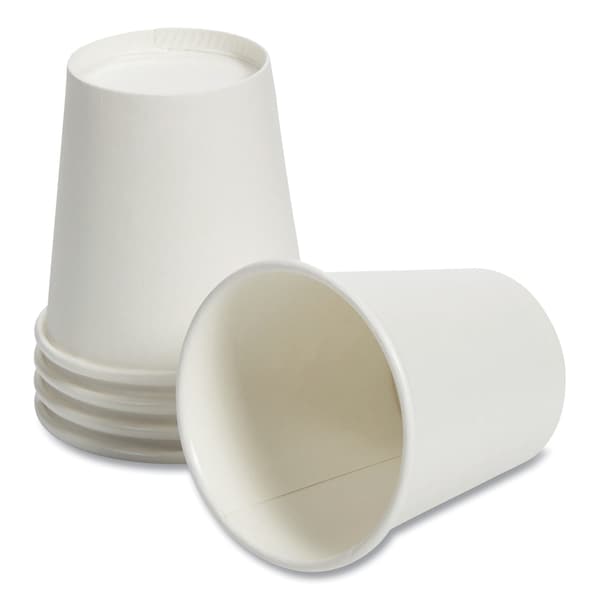 Perk White Paper Hot Cups, 3 oz, PK100, 100PK - PK59141