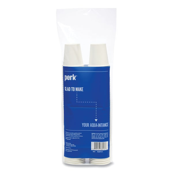 Perk White Paper Hot Cups, 3 oz, PK100, 100PK - PK59141