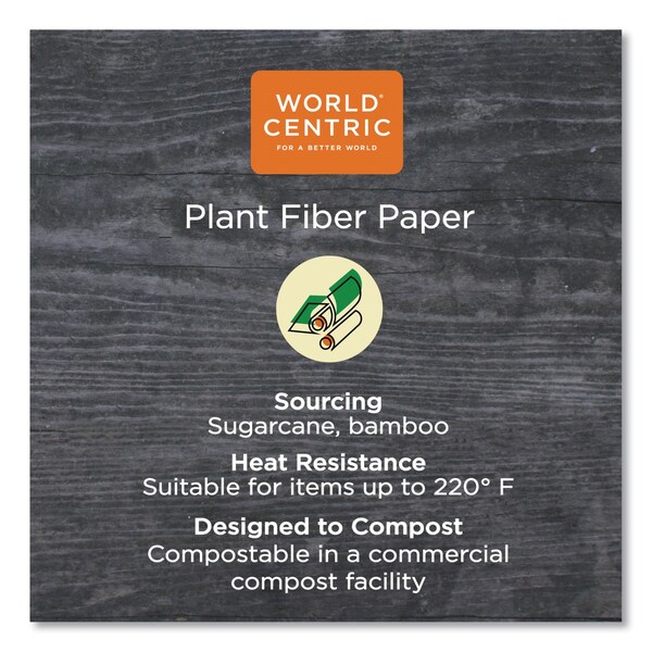 World Centric NoTree Paper Hot Cups, 12 oz, Natural, PK1000 - CUSU12