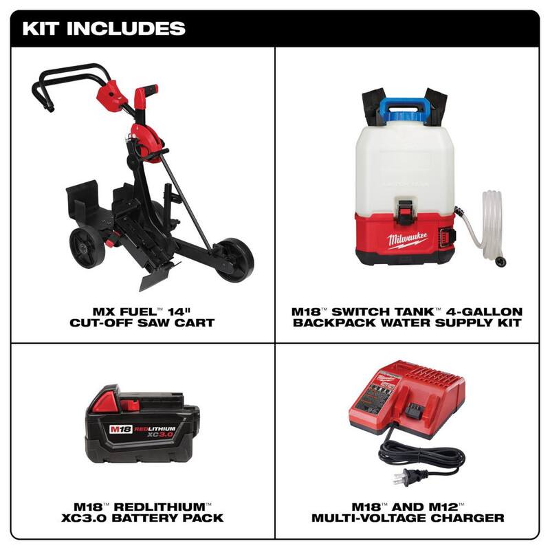 Carrito de sierra de corte Milwaukee MX FUEL Kit - 3105