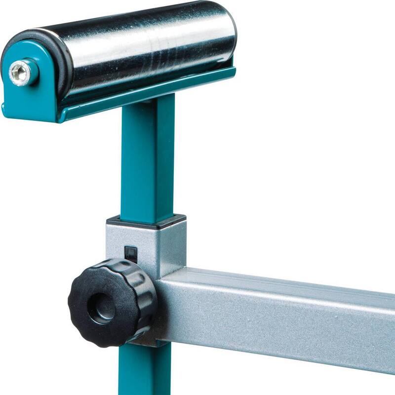 Soporte para sierra ingleteadora plegable y rodante de 33.5 pulgadas x 69.5 pulgadas - WST07