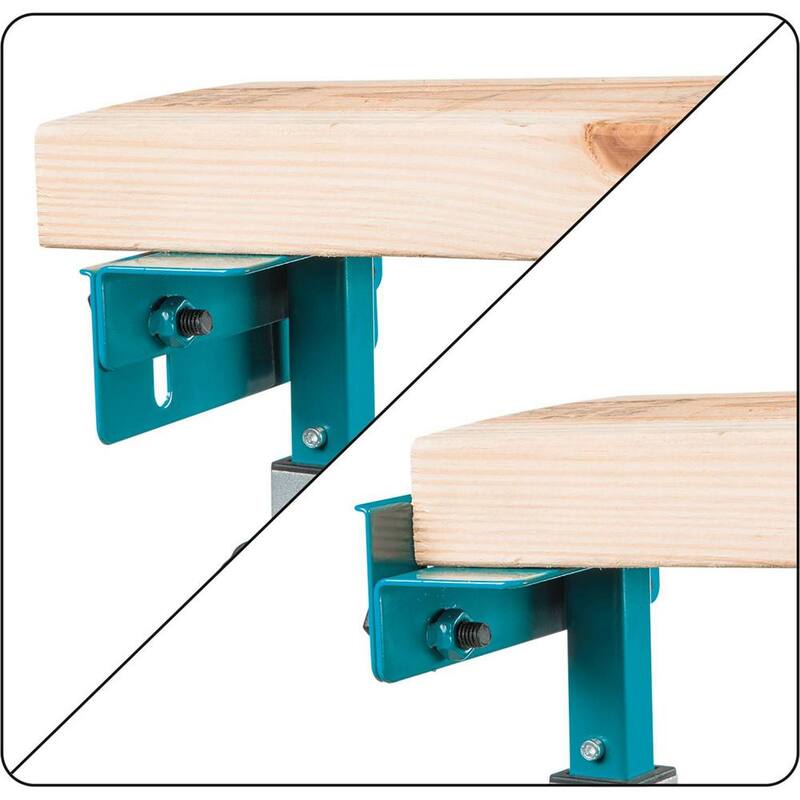 Soporte para sierra ingleteadora plegable y rodante de 33.5 pulgadas x 69.5 pulgadas - WST07