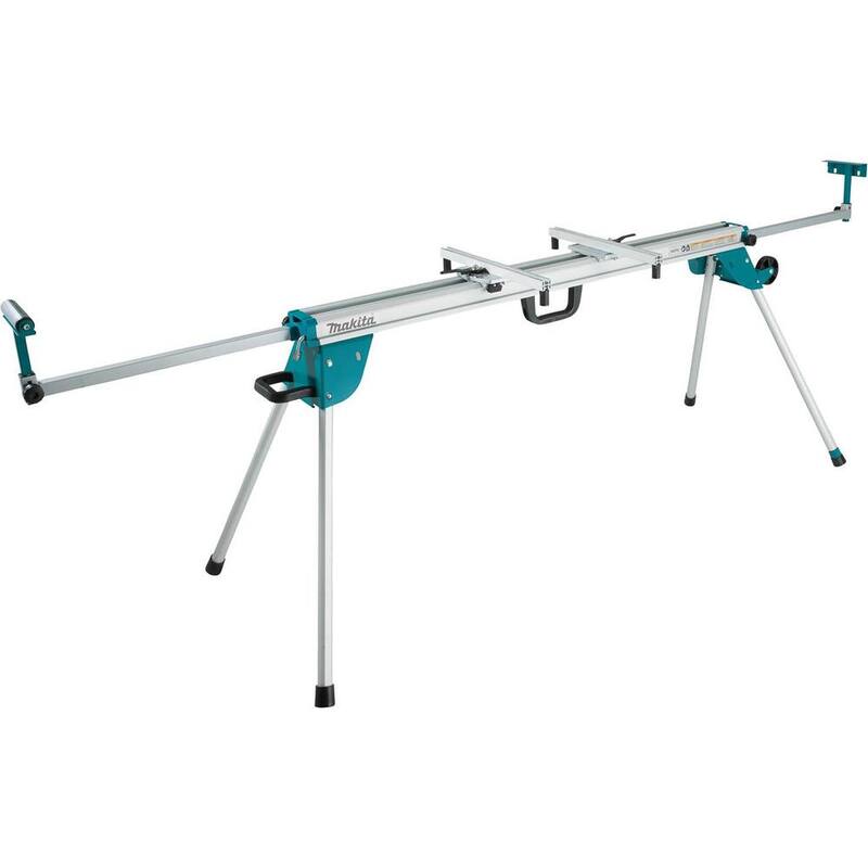 Soporte para sierra ingleteadora plegable y rodante de 33.5 pulgadas x 69.5 pulgadas - WST07