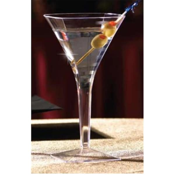 Gb Gifts 8Oz 1Pc Square Clear Martini Glass, 72PK - GB284345