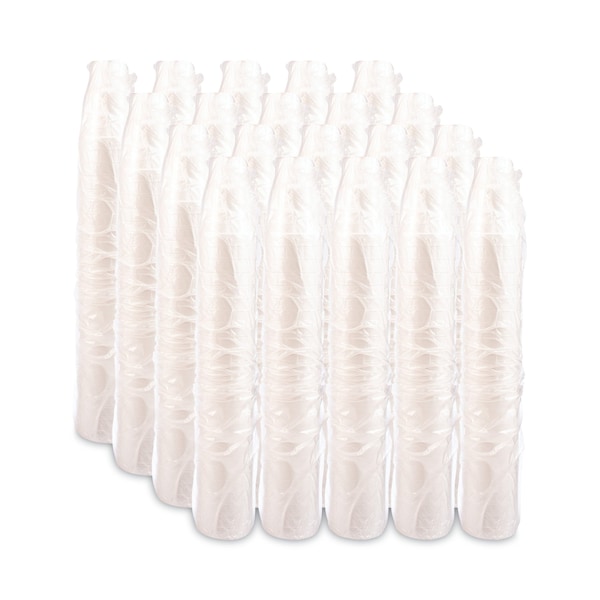 Dart Foam Drink Cups, 32 oz, Tapered Bottom, White, 500PK - 32AJ32
