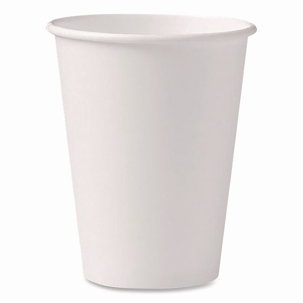 Solo Paper Hot Cups, 12 oz, White, 50PK - 412WN-2050