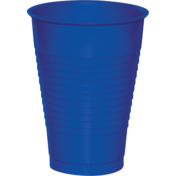 Touch Of Color Cobalt Blue Plastic Cups, 12oz, 240PK - 28314771