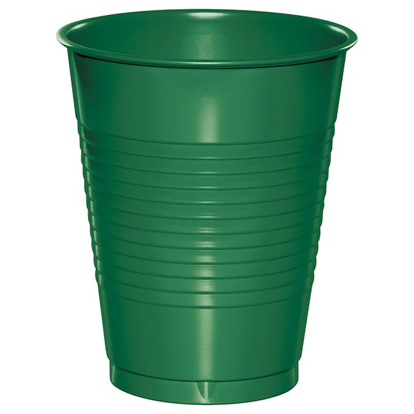 Touch Of Color Emerald Green Plastic Cups, 16oz, 240PK - 28112081