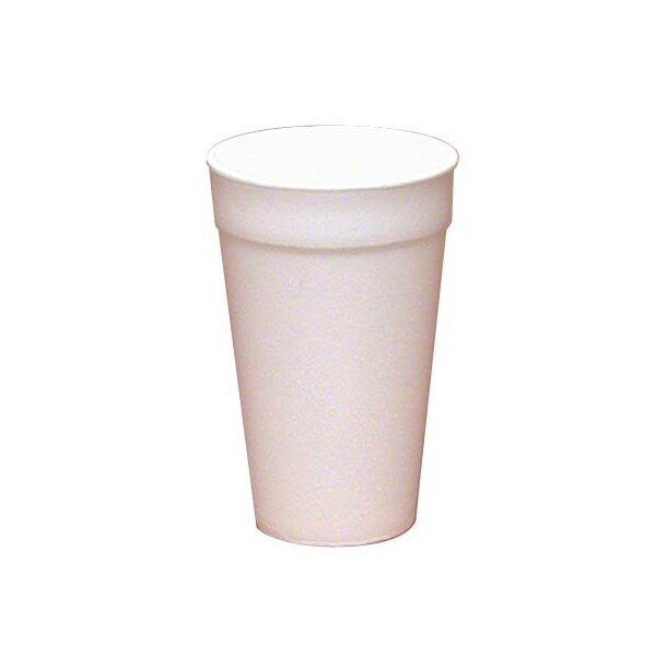 Wincup 176966 Cup Foam 16 oz White 20/, 5PK - 16C16
