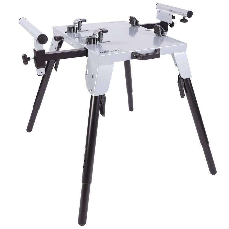 Soporte estacionario universal para sierra de inglete pesada Evolution Power Tools 32-3/32 in. x 23-5/8 in. - EVOCS2
