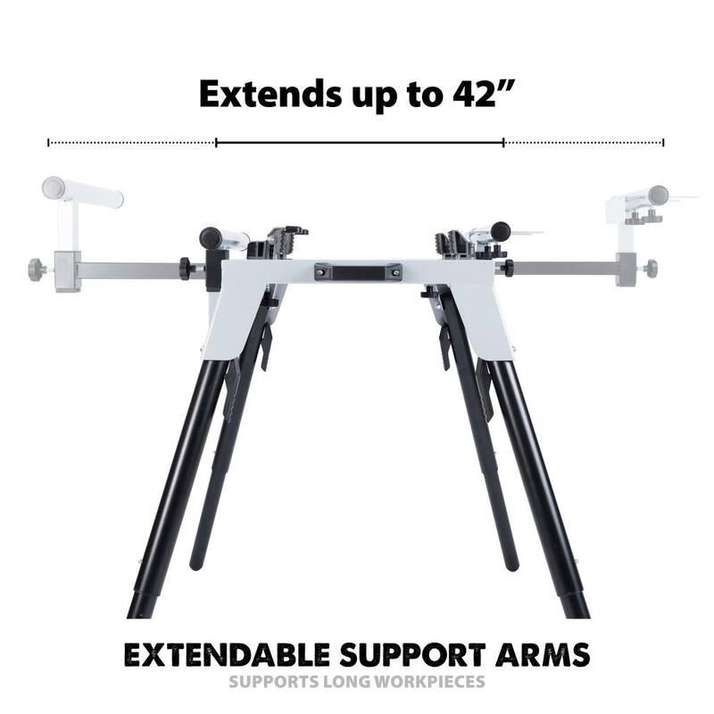 Soporte estacionario universal para sierra de inglete pesada Evolution Power Tools 32-3/32 in. x 23-5/8 in. - EVOCS2