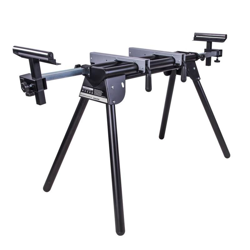 Soporte plegable compacto para sierra de inglete con liberación rápida de brackets de montaje - EVOMS1