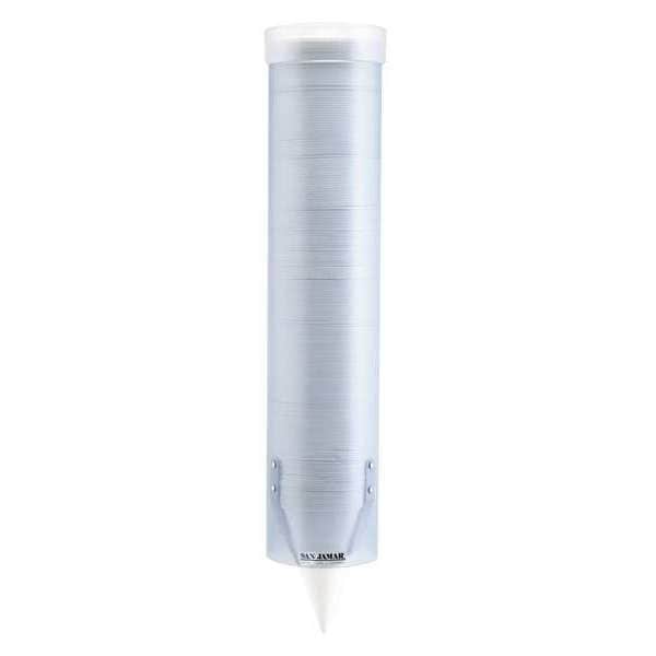 San Jamar Cup Dispenser, 4 to 10oz. Cup Size, Blue - C3165TBL