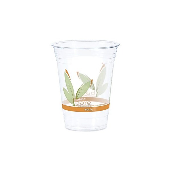 Dart BARE ECO-Forward Rpet Cold Cups, 16-18 Oz, Clear, 50PK - RTP16DBAREPK