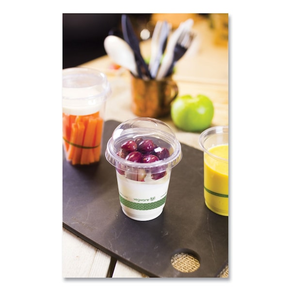 Vegware 76-Series Cold Cup, 7 oz, Clear/Green, PK1000 - R200-G