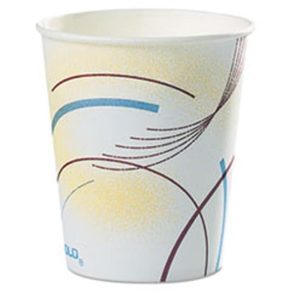 Tistheseason 5 oz Meridian Design Paper Cold Water Cups, Multicolored - TI3742970
