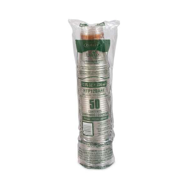 Dart Bare Eco-Forward RPET Cold Cups, 12-14 oz, Clear, PK1000 PK - RTP12BARE