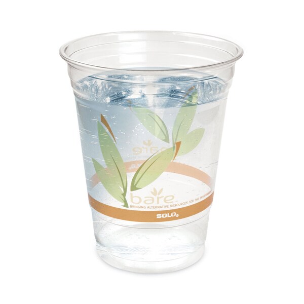 Dart Bare Eco-Forward RPET Cold Cups, 12-14 oz, Clear, PK1000 PK - RTP12BARE