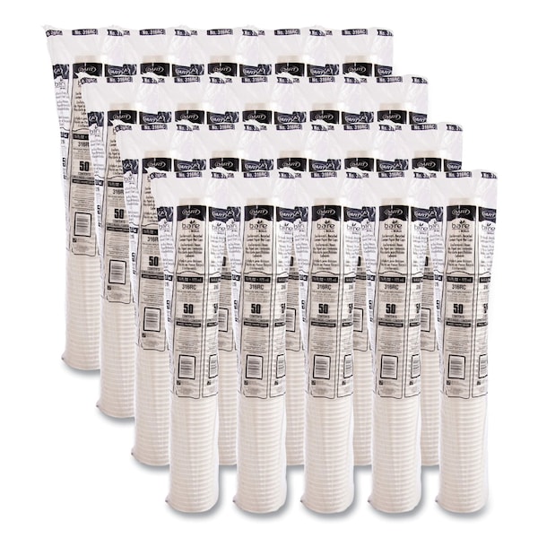 Dart Bare Eco Hot Cups, 16oz., PK1000 - 316RC-J8484