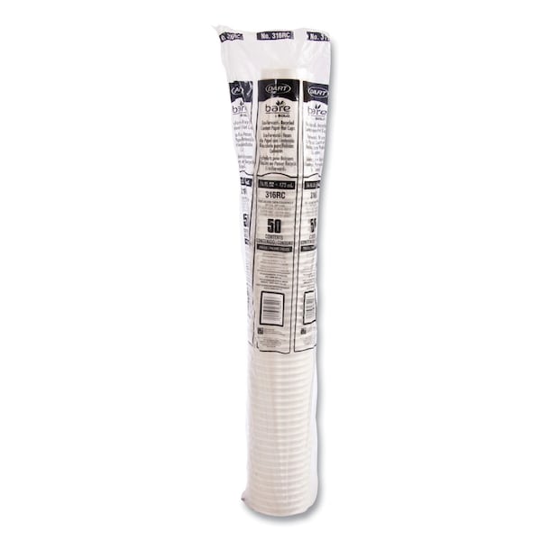 Dart Bare Eco Hot Cups, 16oz., PK1000 - 316RC-J8484