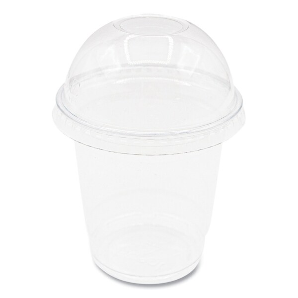 Karat PET Lids, Fits 8 oz to 10 oz Cold Cups, Dome Lid, Clear, 1000PK - C-KDL78