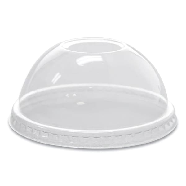 Karat PET Lids, Fits 8 oz to 10 oz Cold Cups, Dome Lid, Clear, 1000PK - C-KDL78