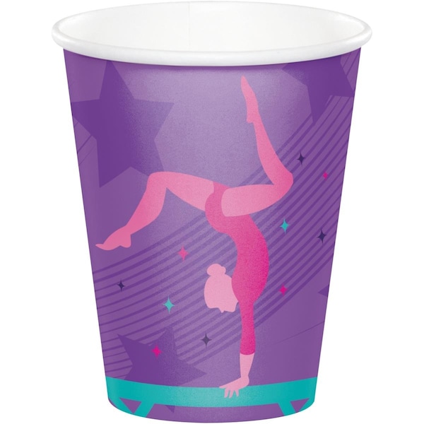 Omg 9 oz Gymnastics Party Cups, 96PK - OM3516343
