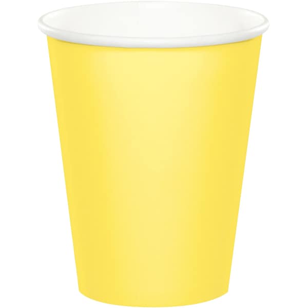Touch Of Color Mimosa Yellow Cups, 9oz, 240PK - 56102B