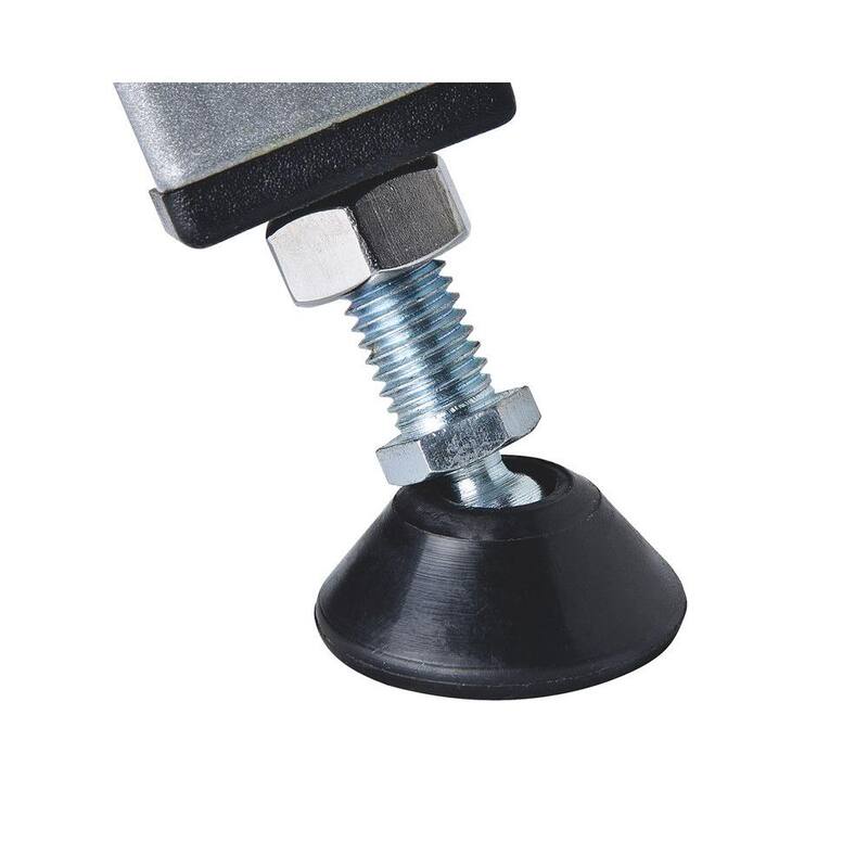 Soporte para sierra ingletadora plegable de servicio pesado Genesis Universal con soportes de montaje, ruedas y construcción de acero - GMSS400W