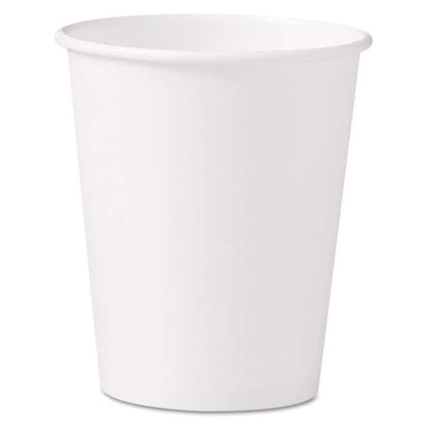 Tistheseason Solo Cup Polycoated Hot Paper Cups, 10 oz. White - TI712282